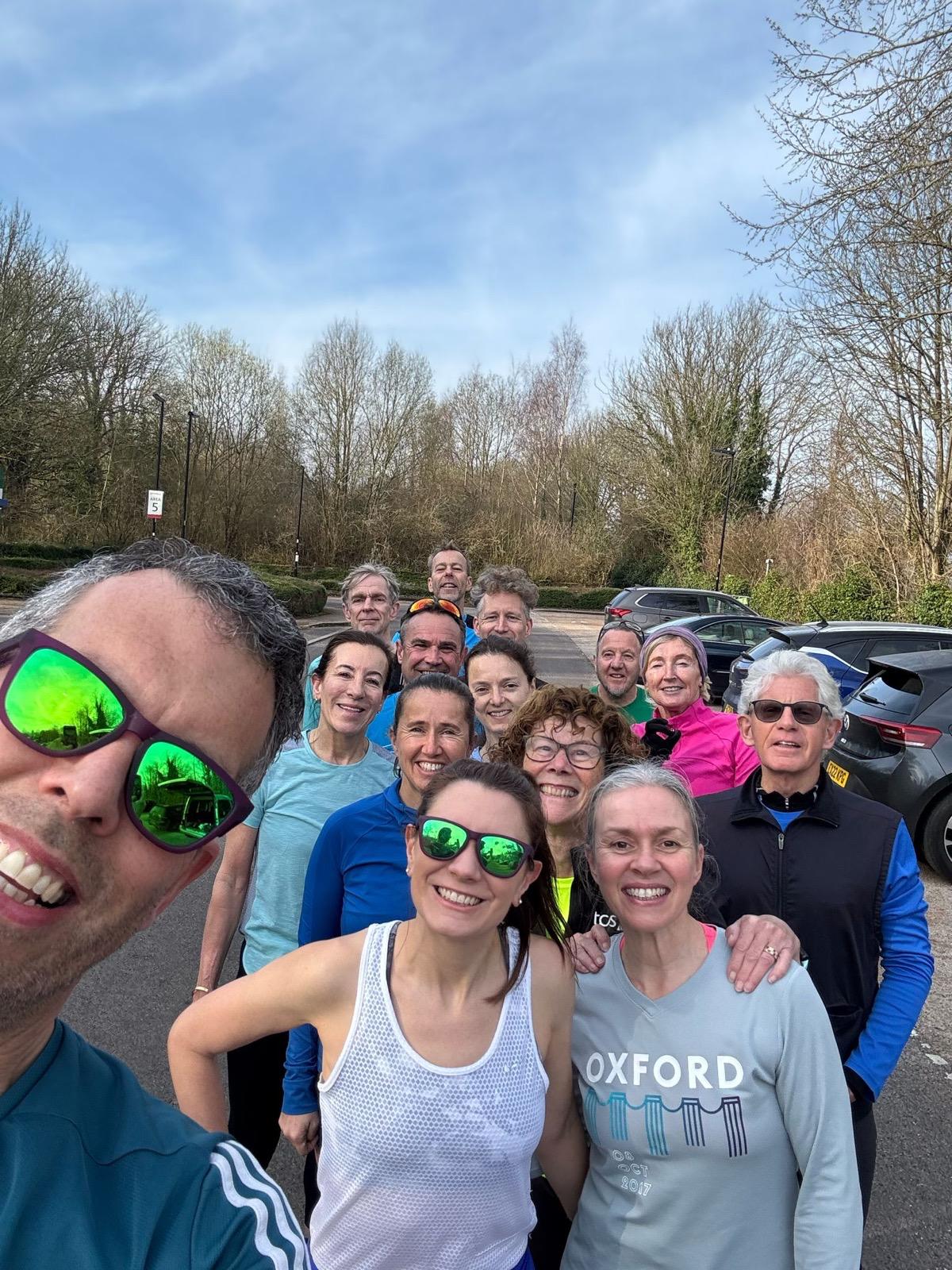 Before a Sunday run — every pace, every age group